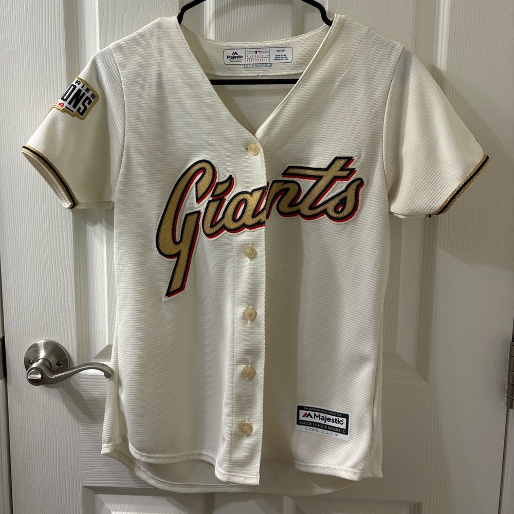 San Francisco Giants Majestic 2014 World Series Champions Jersey – Women’s